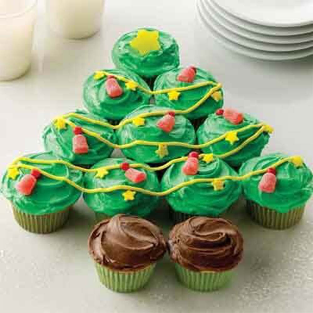 Christmas Themed Cupcakes