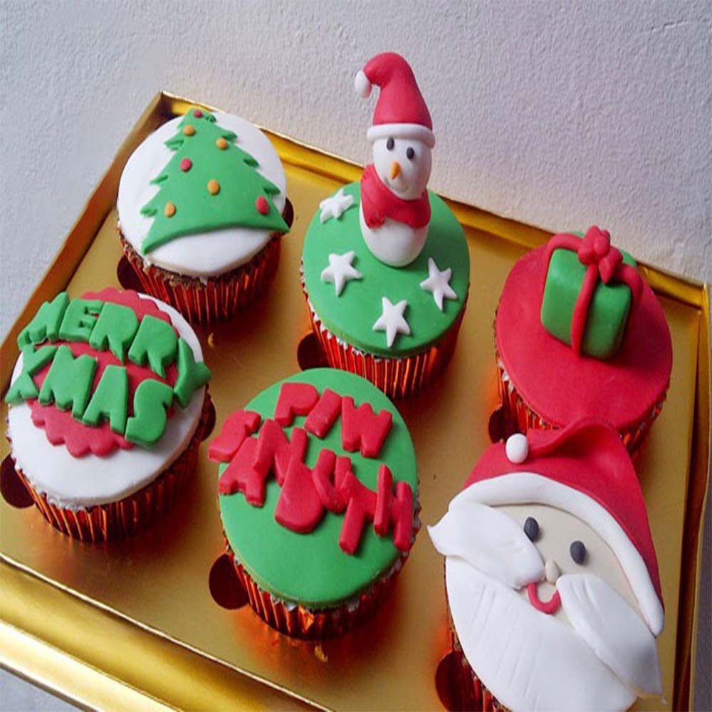 Christmas cupcakes