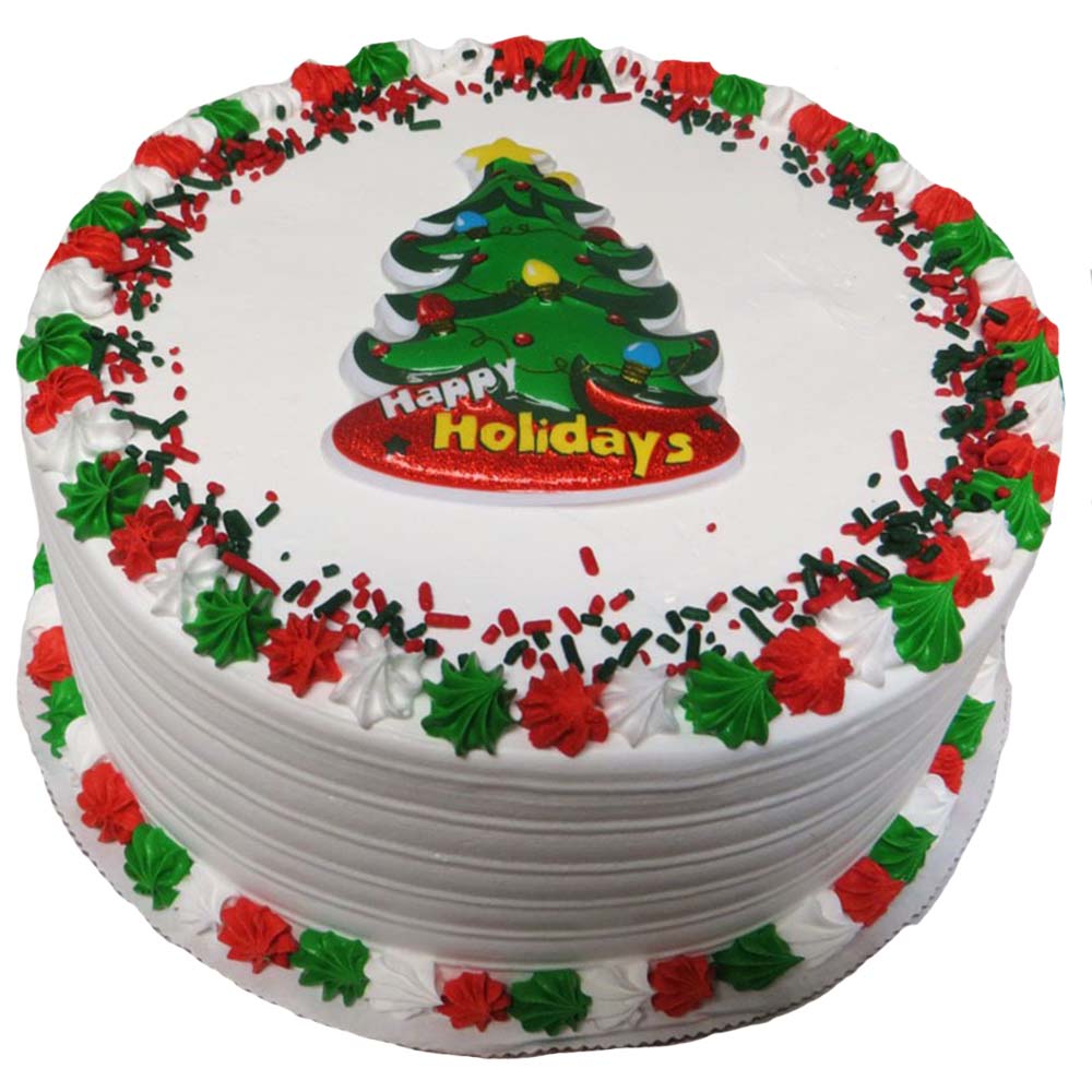 Christmas ice cream cake