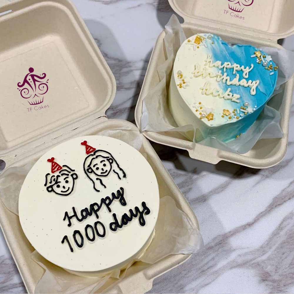 Bento cake valentines