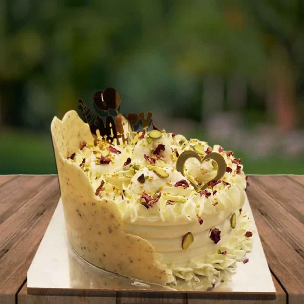 Yummy creamy rasmalai cake