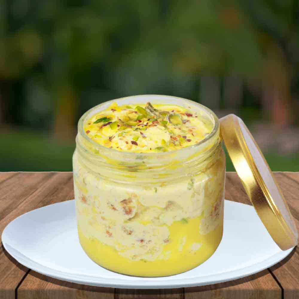 Jar rasmalai cake