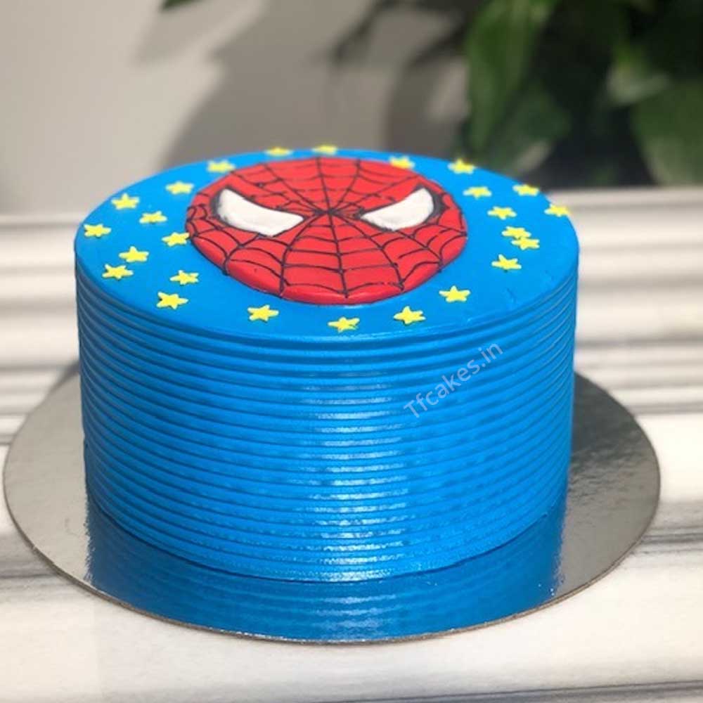 Spiderman Cream Cake