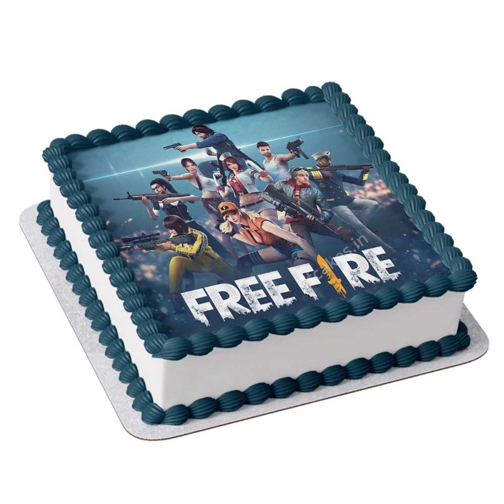 Best FreeFire Theme Cake In Pune | Order Online