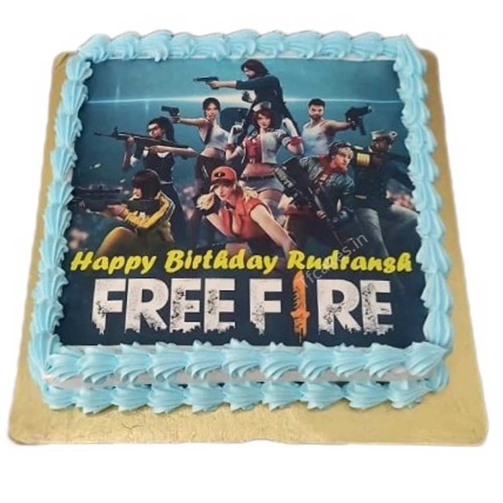 Buy Online Free Fire Cake
