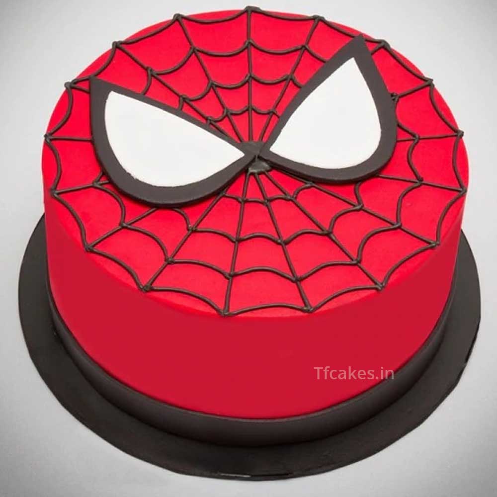 Spiderman Birthday Cake