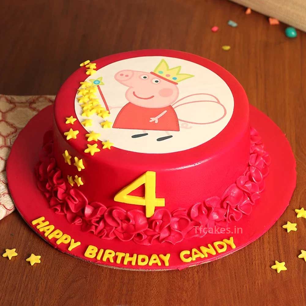 Peppa Pig Print Cake