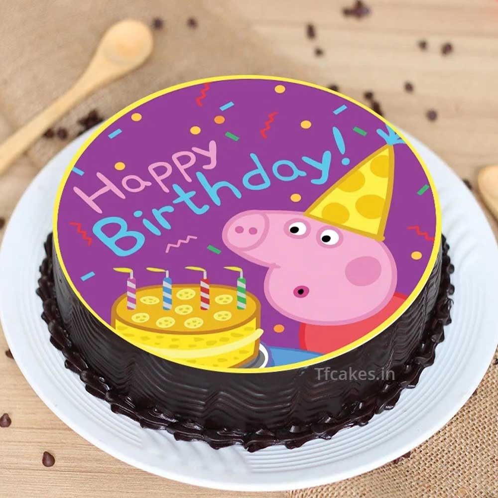 Peppa Pig Chocolate Cake