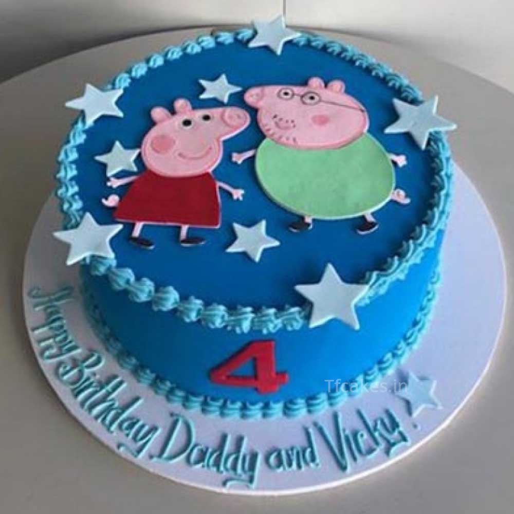 Peppa Pig Star Cake