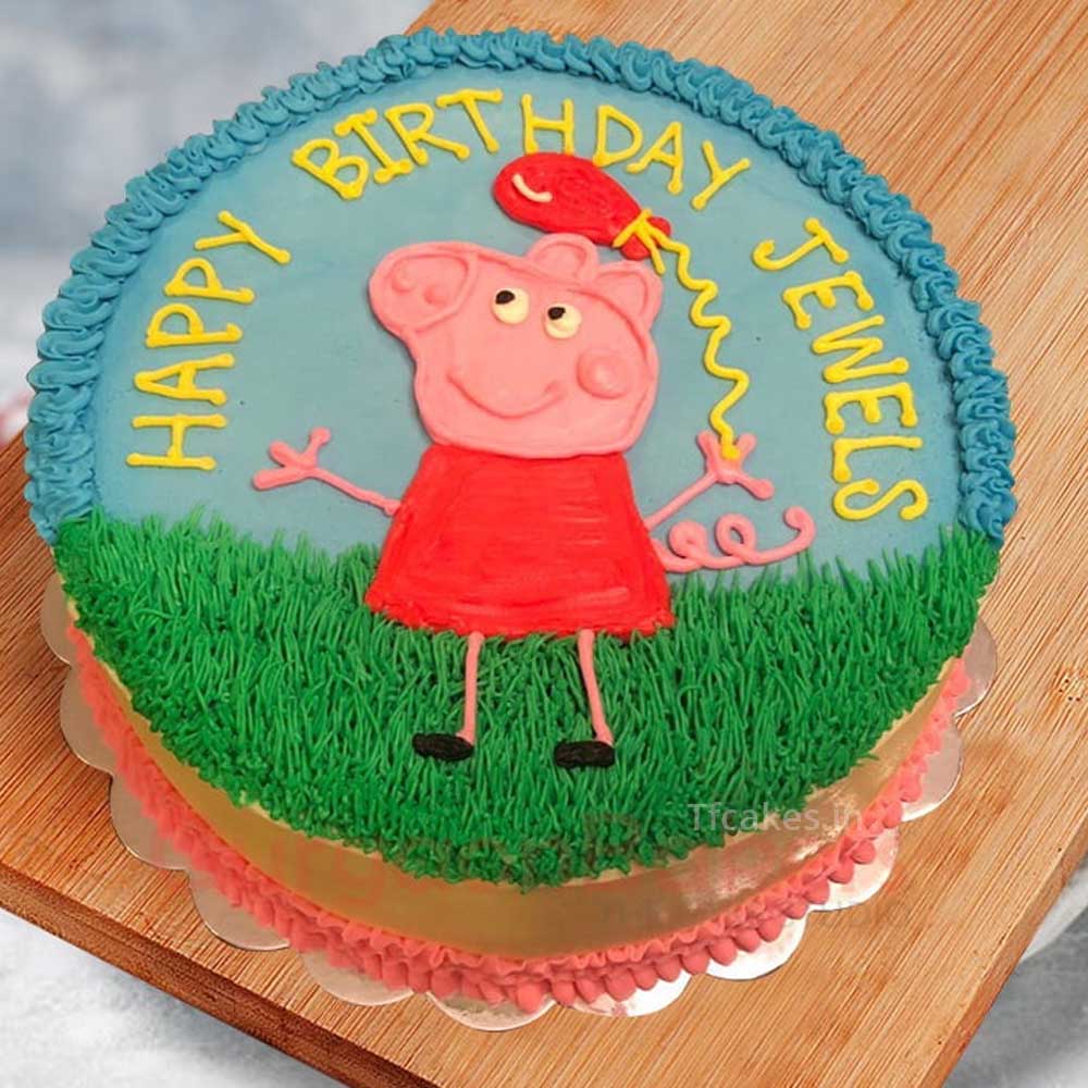 Peppa Pig Birthday Cake