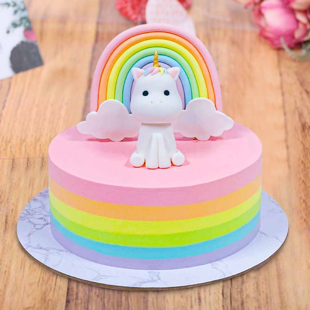 A-C19) Unicorn Rainbow Cake – The ROYALS Cafe