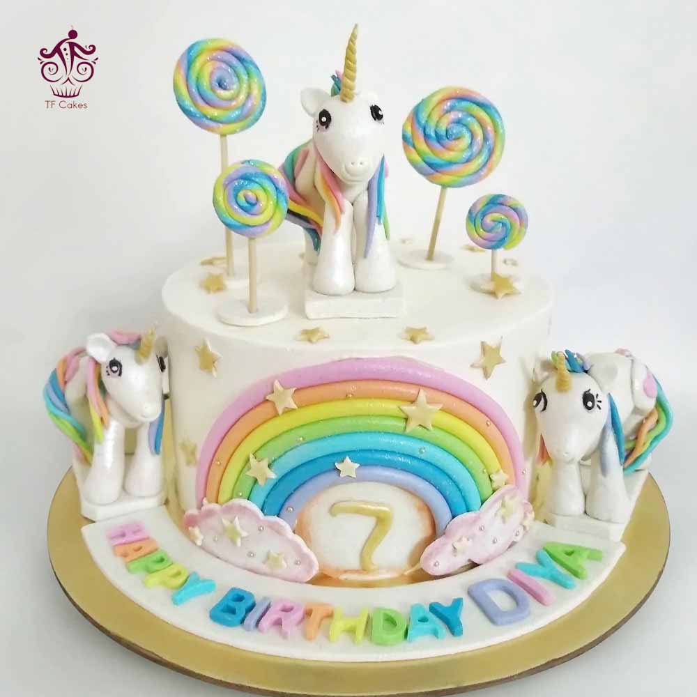 Unicorn Theme Cake