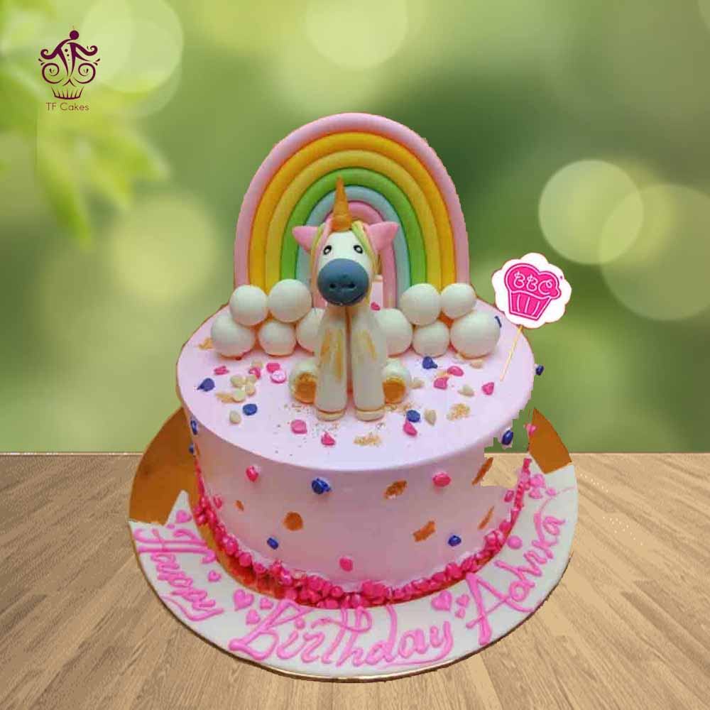 Semi Fondant Unicorn Cake