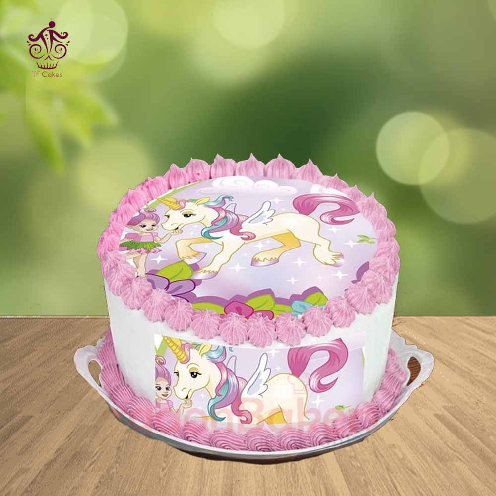 Unicorn Photo Cake