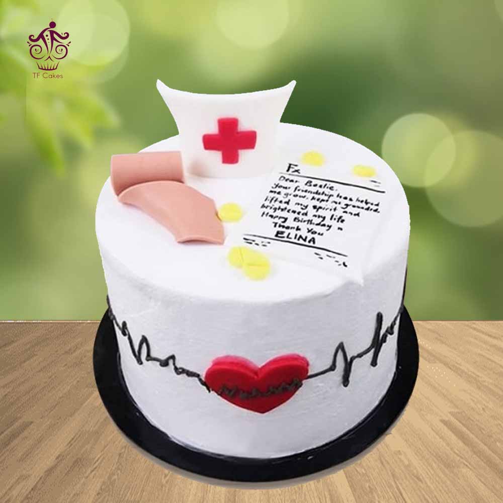 Doctor Semi Fondant Cake