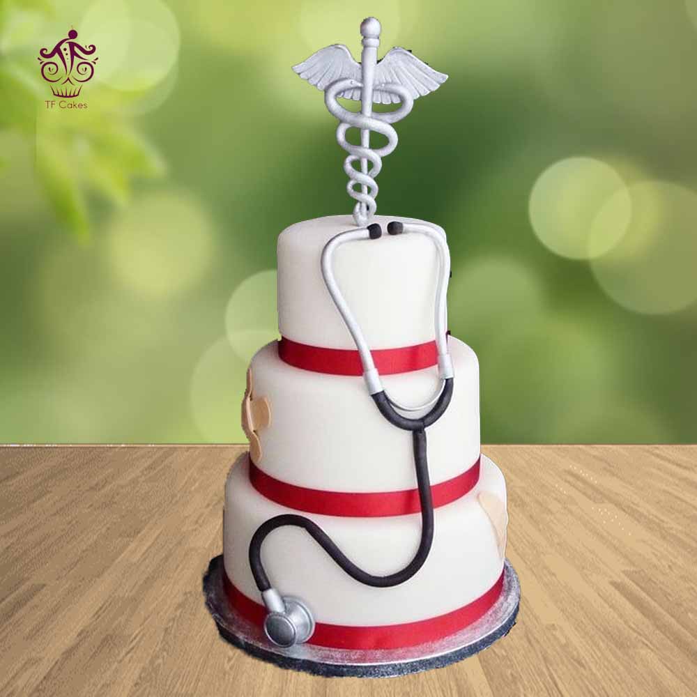 3 tier Doctor Cake