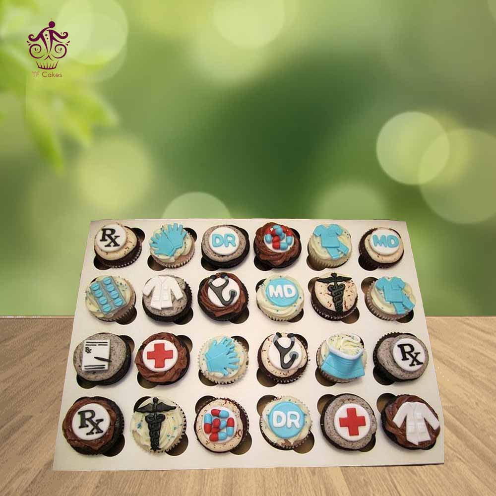 Doctor Theme Cup Cake