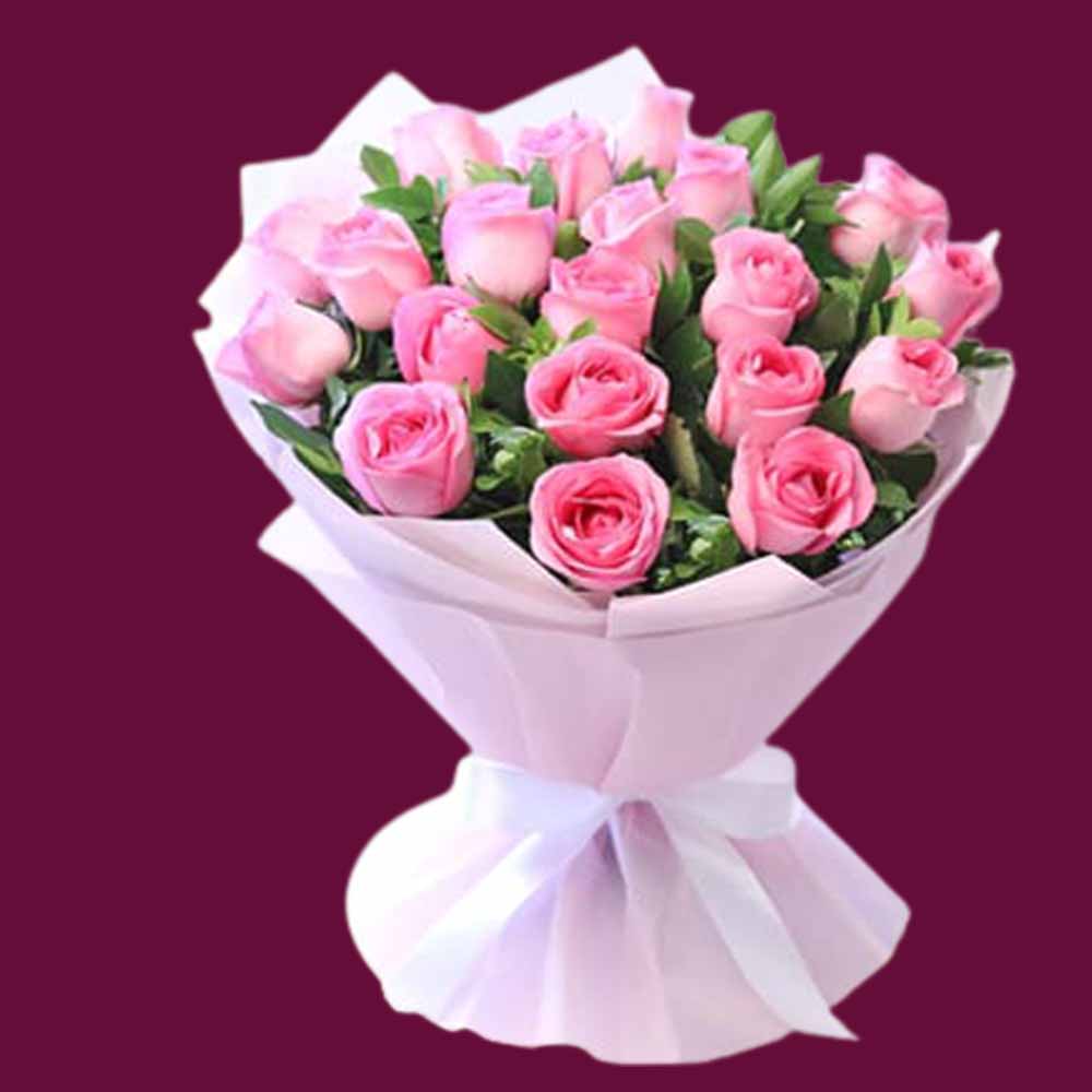 Pink Roses Bouquet