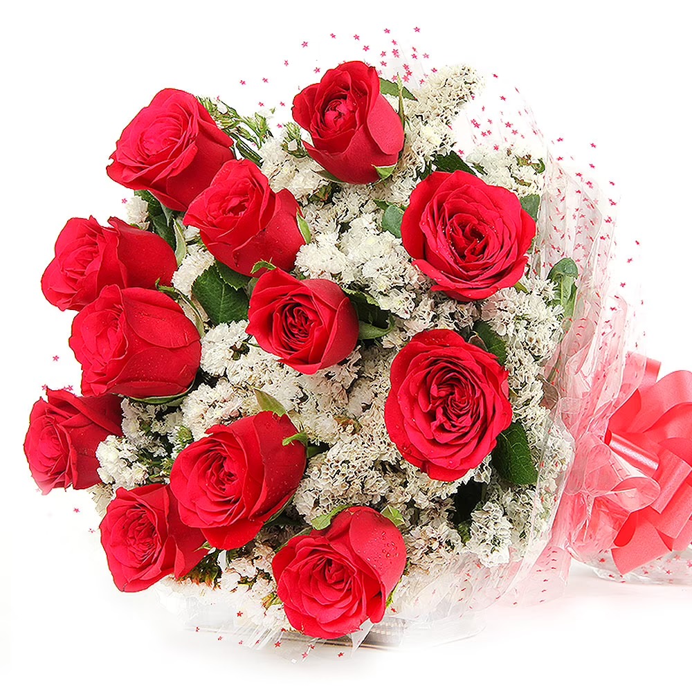 Red Roses Bunch