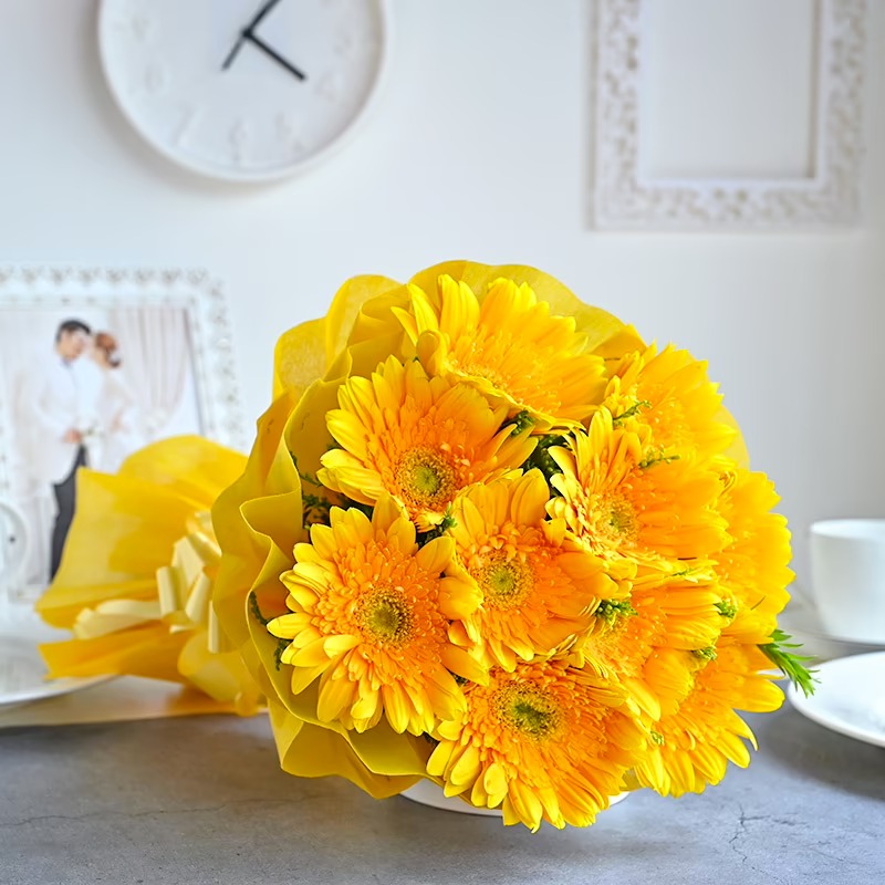 Yellow Gerberas Bunch