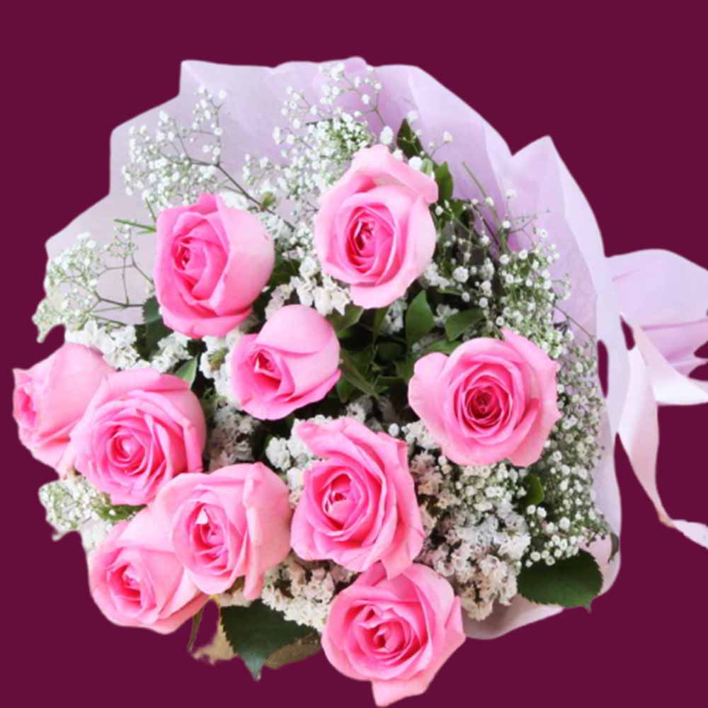 pink rose bouquet