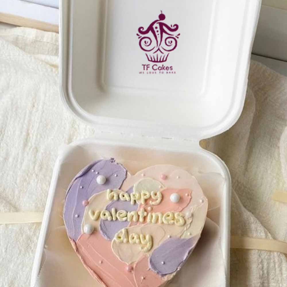 Heart shape Bento Cake