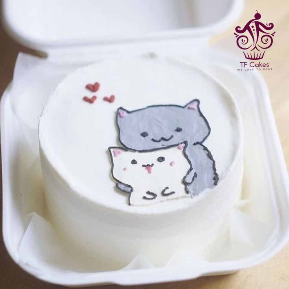 Mimi and Niko Bento Cake