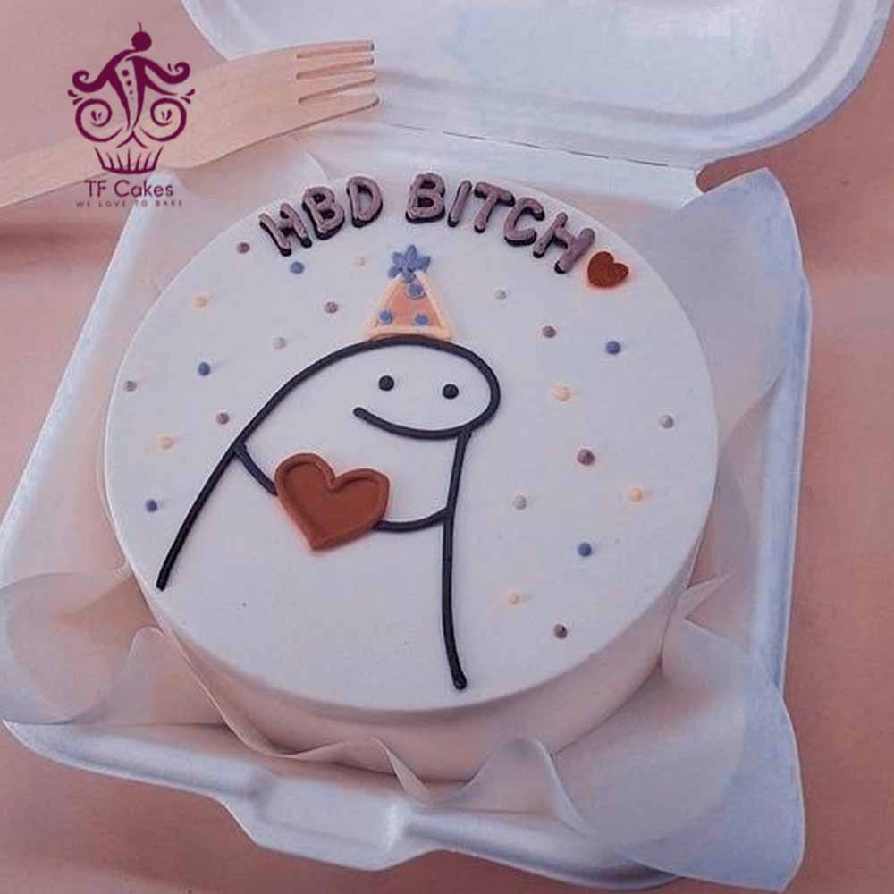 HBD Bitch Bento Cake