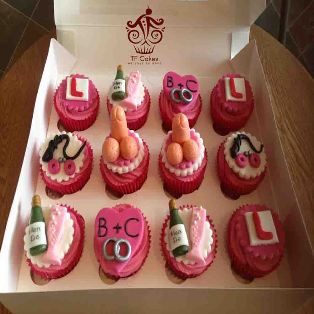 Bachelorette Cup Cakes