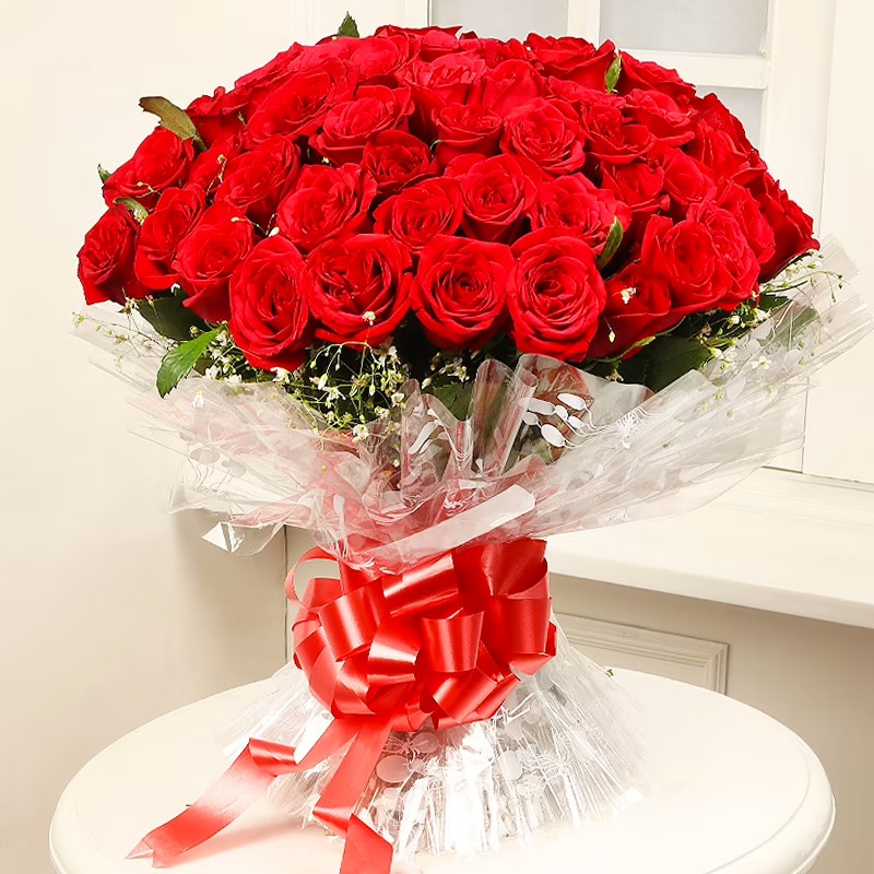 red roses bouquet