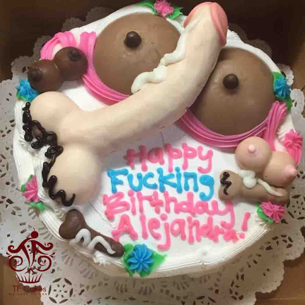 Male female Body cake