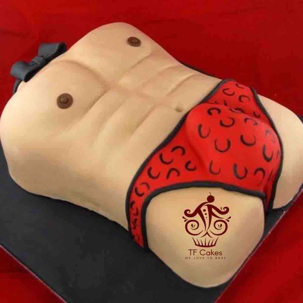 Male Body Cake