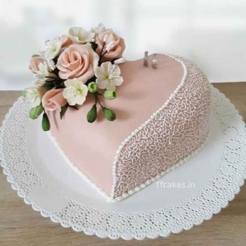 Engagement Special Heart Cake
