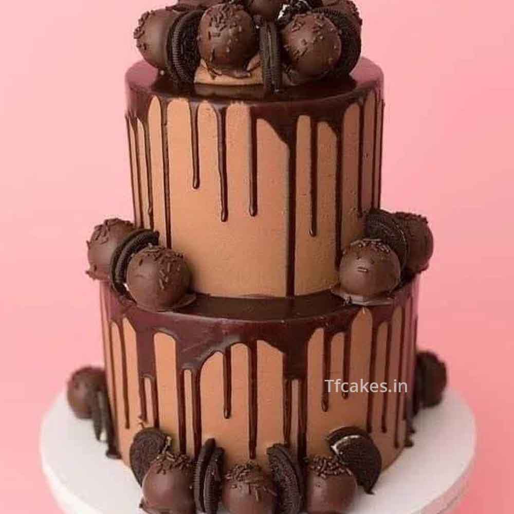 2 Tier Chocolate Cake