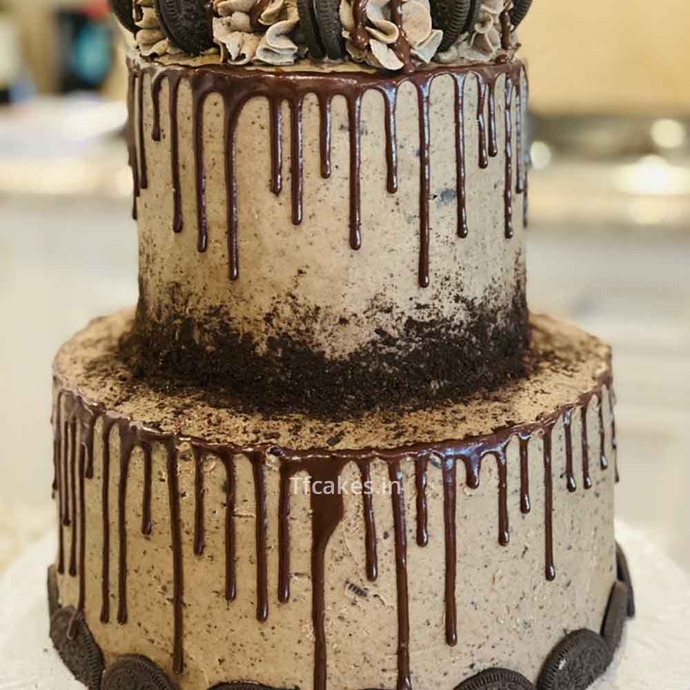 2 Tier Oreo Cake