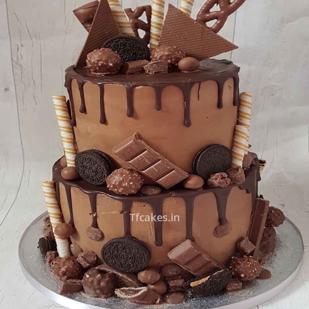 2 Tier Birthday Cake