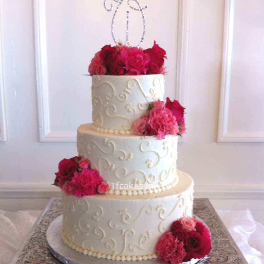 3 Tier Wedding Cake