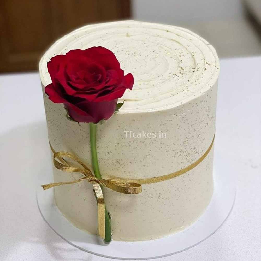 Cake with Rose