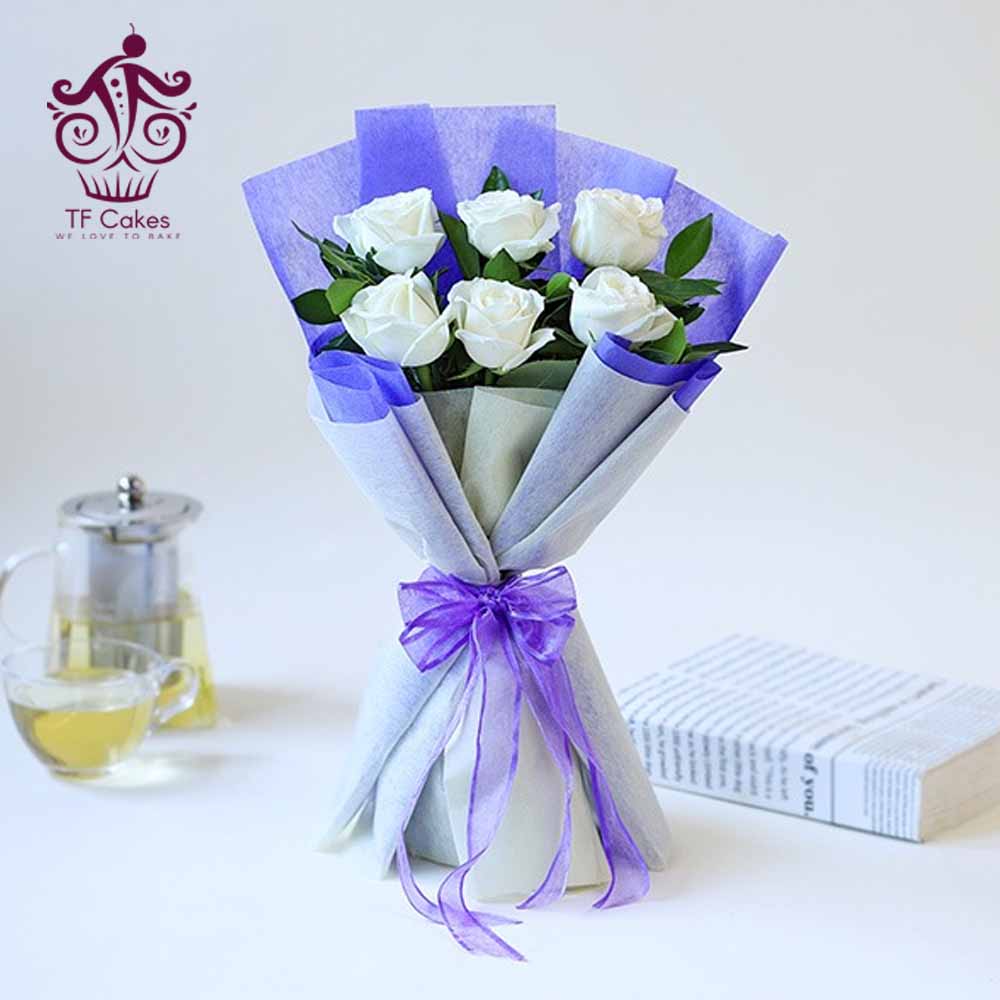 White Roses Bouquet