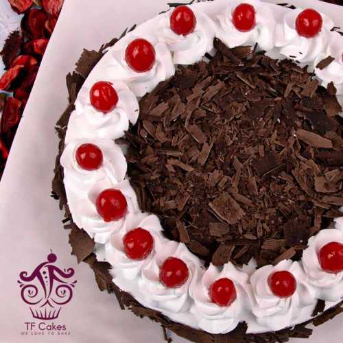 Black forest Cake with cherry