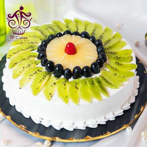 Mixed fruit cake.