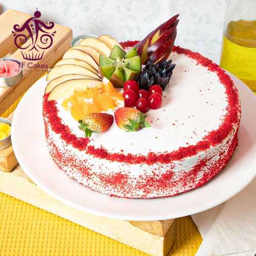 MIX Fruit with Cherry Blush Cake