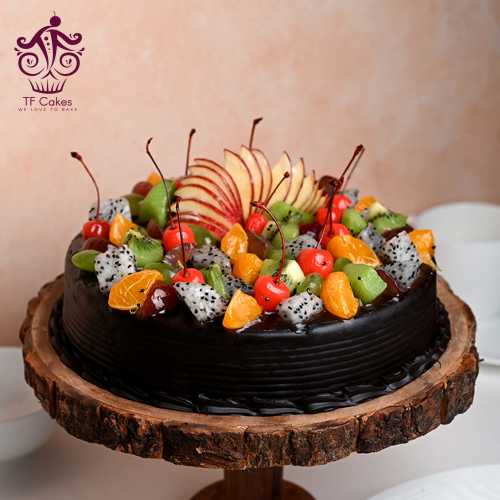 Chocolate Truffle Mix Fruit Cake
