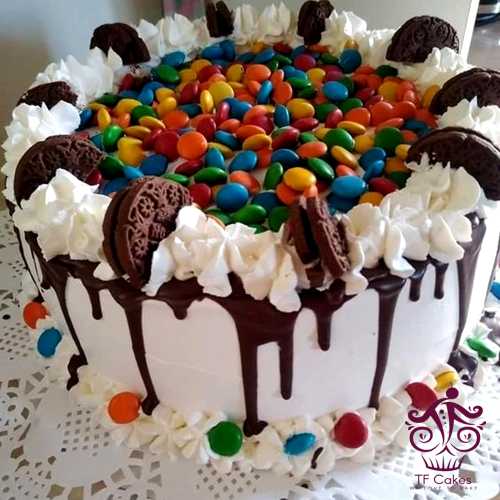 Colourful Gems Oreo Cake