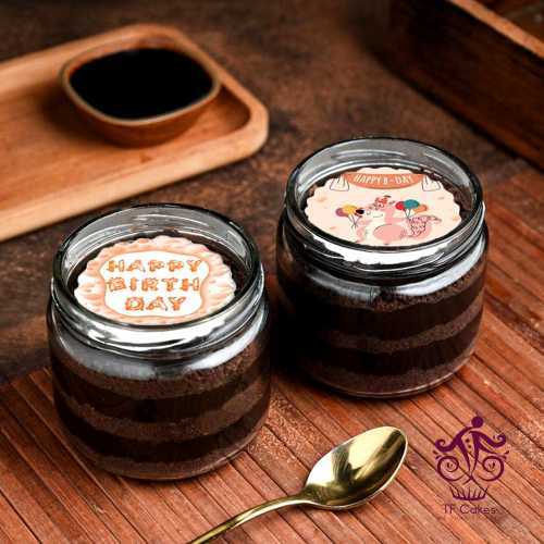 Birthday Chocolate Jar Cake