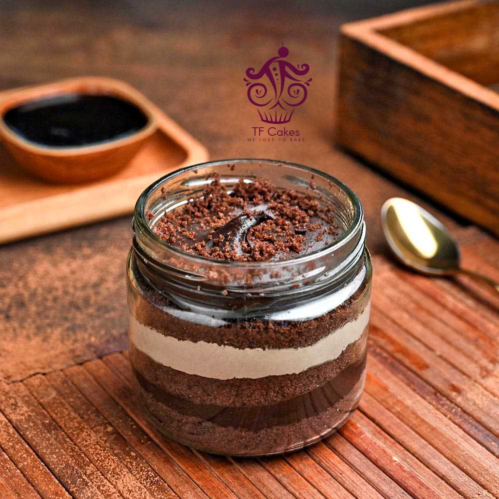 Chocolate Nut Jar Cake