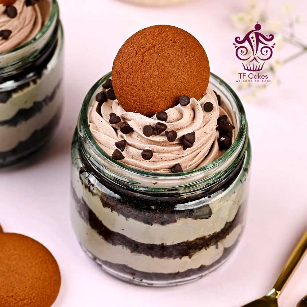 Chocolate Truffle Jar Cake