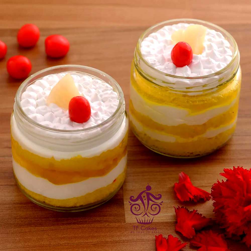 Mouthwatering Pineapple Jar Cake