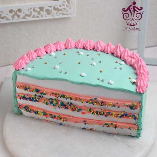 Pink Half Cake