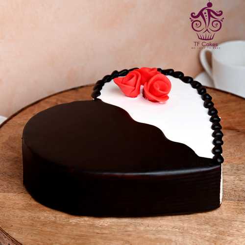 Rose Heart Shape Cake